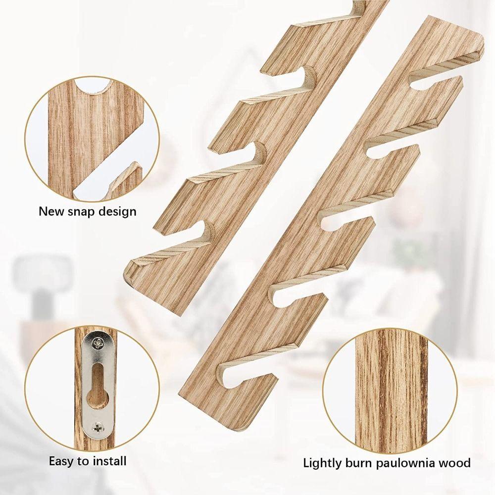 Baseball Caps Baseball Hat Holder Organizer Wall Hat Rack Convenient Wooden Hat Hanger Display