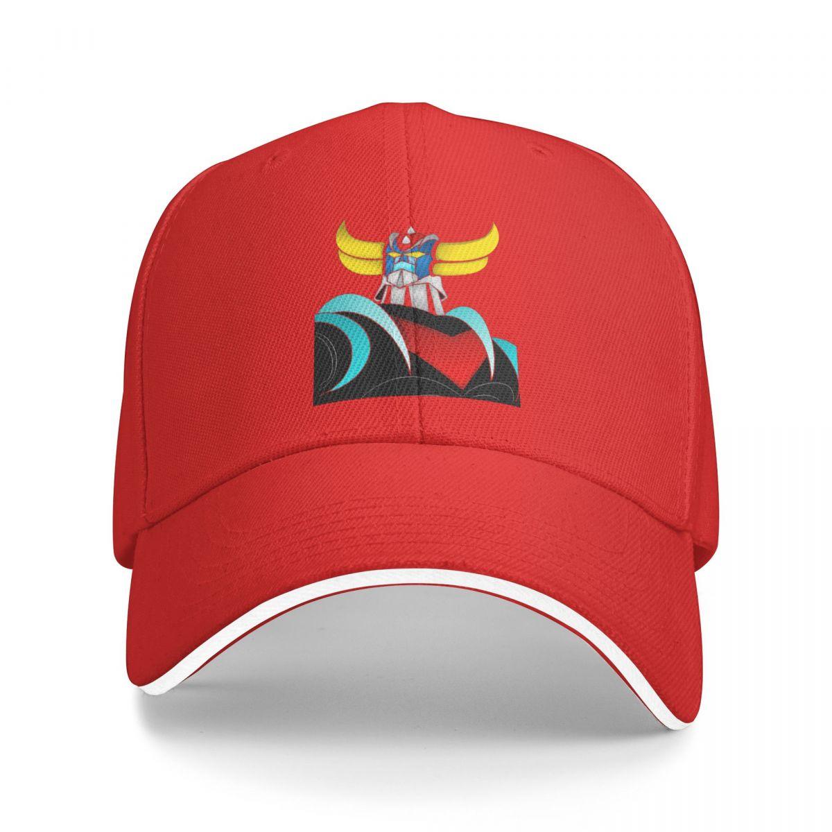 

Grendizer Goldorak Hats Adult Popular Mazinger Z Anime Robot Hat Trucker Worker Cap Golf Hats Snapback Caps Baseball Cap One Size