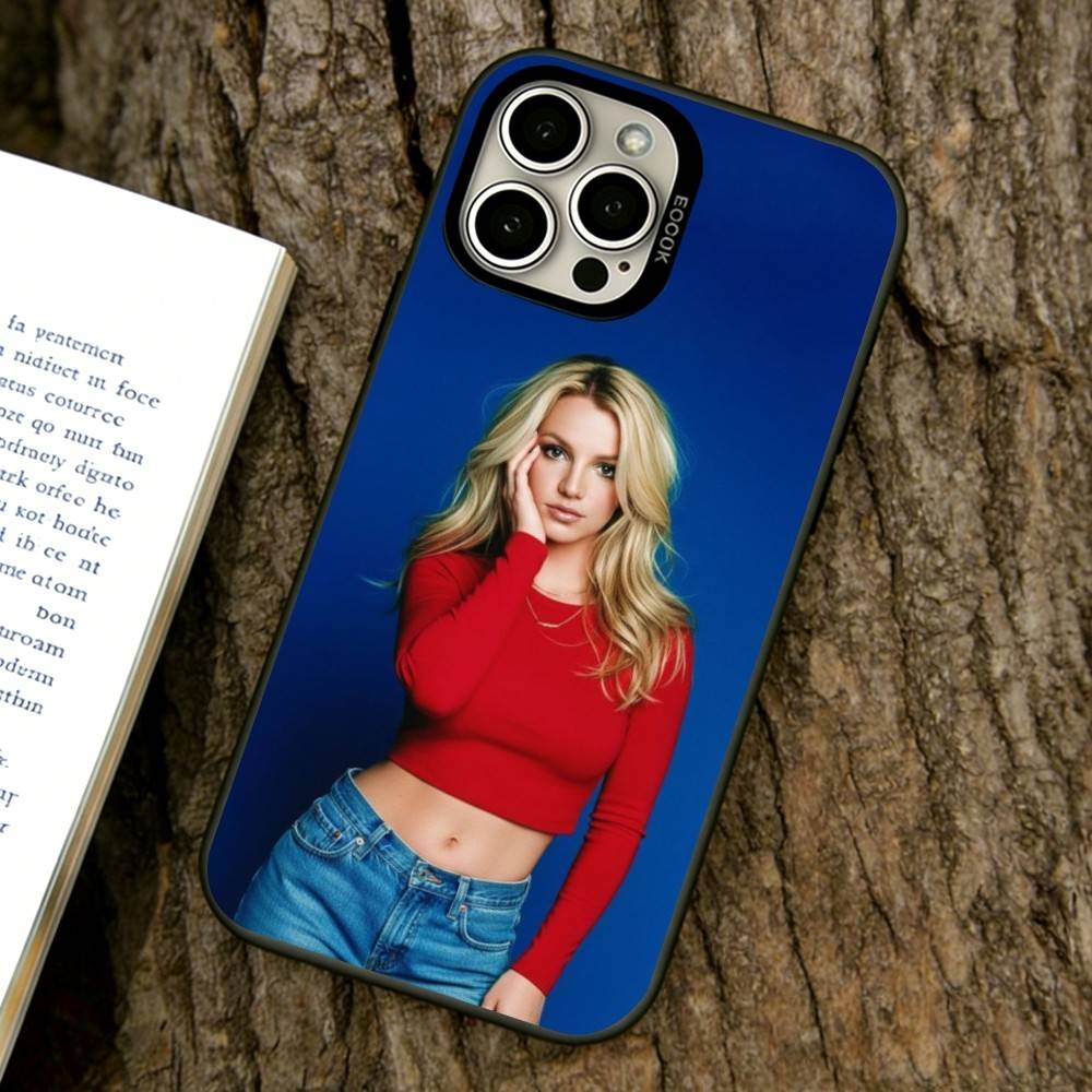 Britney Spears Phone Case For iPhone 17,16,15,14,13,12,11 Plus,Pro Max,XS,Colorful Silver Phone case Funda Cover