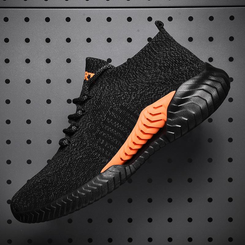 Summer men's shoes casual sports shoes poisonous new shoes men's trendy shoes versatile flying woven mesh shoes men