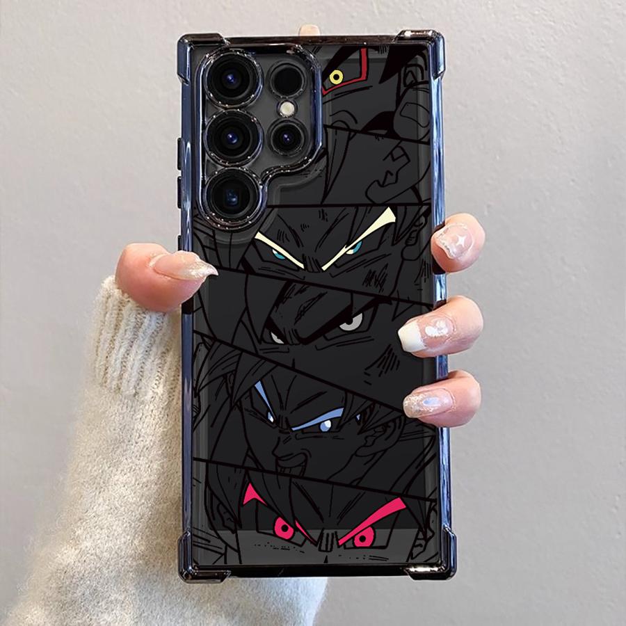 

Чехол для телефона Samsung Galaxy S25 Plus S23 S21FE S22 Ultra S25 Ultra s24ultra S20 FE s24fe S24 Мягкий чехол GOKU DBZ Dragon Ball Galaxy S23 Ultra