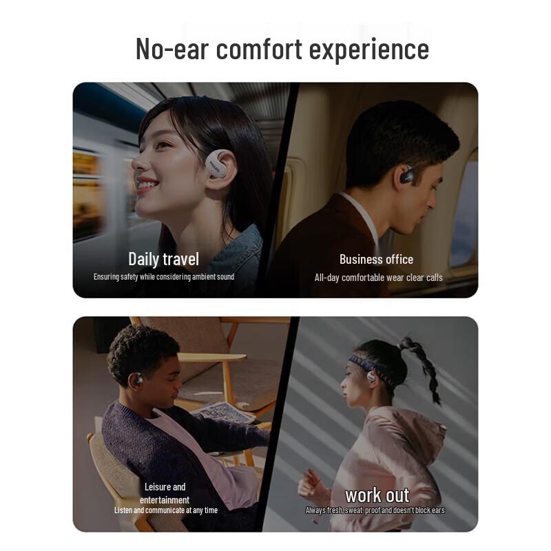 Philips TAT2708 Open-Ear True Wireless Sport Earbuds