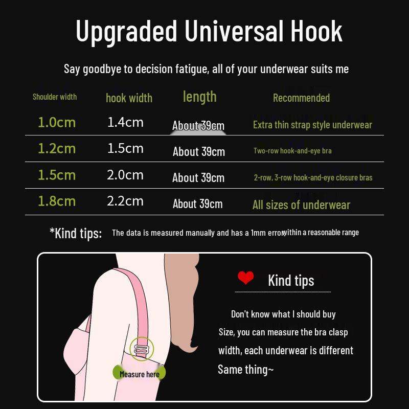 Women's Non-Slip Invisible Bra with Exposed Straps and Transparent Shoulder Straps