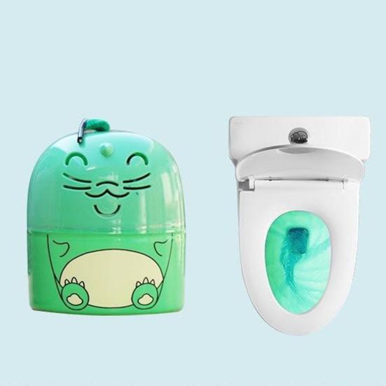 1/3 ks Čistič toalety Přírodní tableta Dlouhotrvající výkon Hloubkové čištění Ochranný povlak Udržitelné čisticí tablety do toalety