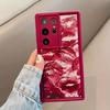 Flame Red Lips Phone Case Suitable for Samsung for Galaxy S26 S25 S24 S23 S22 S20 FE Ultra Plus 5G Anti Drop Back Cover