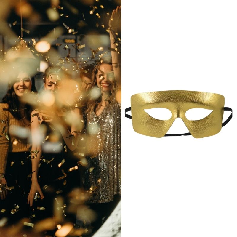 Halloween Party Mask Masquerade Mask Half Face Mask Evening Prom Mask for Men