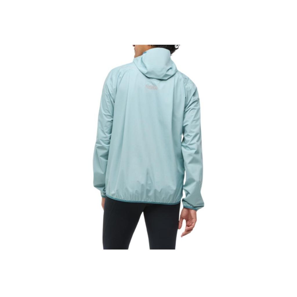 Hoka One One Zip Hooded Long Sleeve Jacket Men Jacket Sky-Blue 1156094-DZY