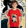 Black Clover Asta Anime Graphic Cotton Tee Kids Casual Wear Short Sleeve Summer T Shirt for Boys and Girls