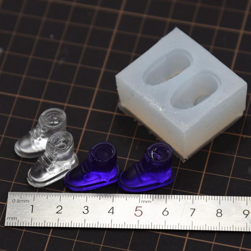 Doll Sports Shoes Silicone Mold Mini UV Crystal Glue Tool Ultra Light Clay DIY Accessory for Jewelry Craft