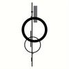 Metal Wall Décor - Minimalist Abstract Hollow Vertical Art, Geometric Wall Sculptures for Elegant Hanging Wall Decorations