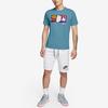 Nike Sportswear Cartoon Print Short Sleeve T-Shirt Men Tops Sky-Blue CT6528-424