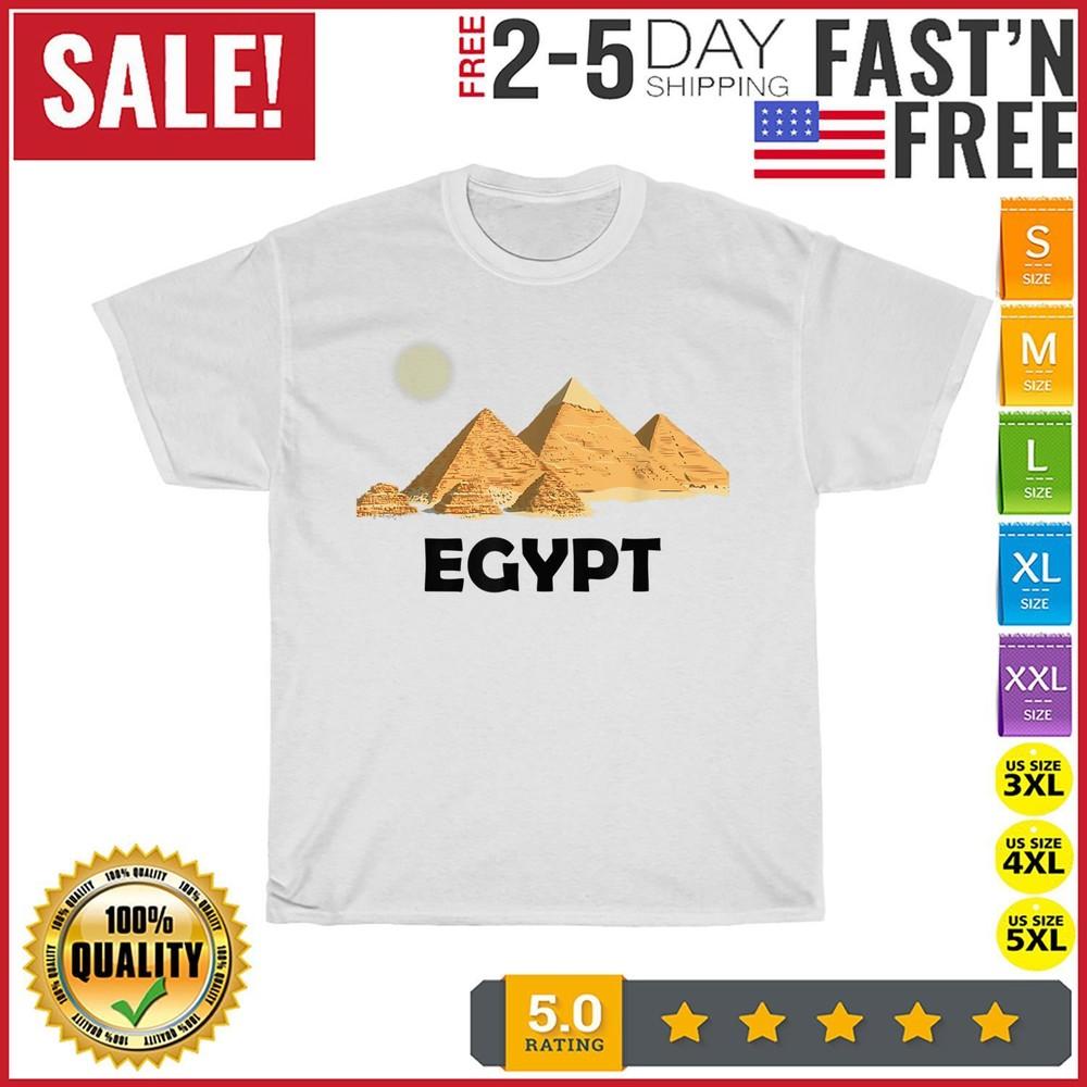 

Egyptian pyramids Ancient Egypt Cool Vintage T Shirt Men Women Fashion NEW 2023 4XL
