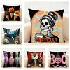 Hot And Fashionable Printing Patterns Cushion Cover Linen Pillowcase Soft  for Sofa Bed Home Room Decor