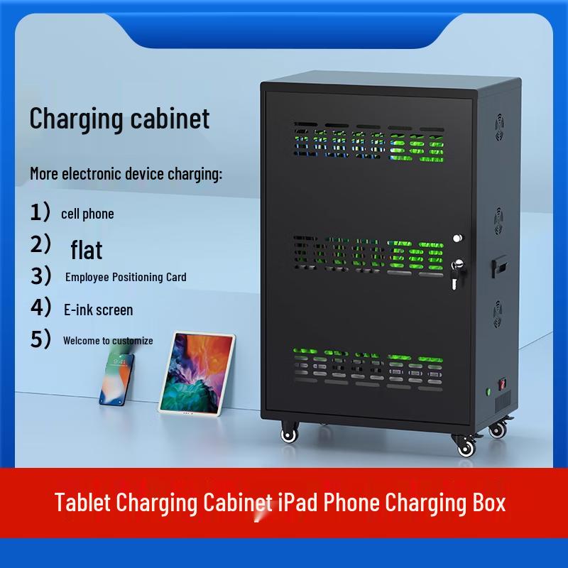 30-Compartment Mobile Phone Charging Cabinet