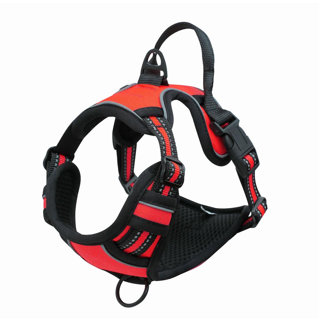 Reflective Pet Harness No Pull Escape Proof Adjustable Escape Proof Easy Walk Dog Accessories for Small Medium Large Dogs