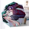 1pc Outdoor Umbrella with Anime Character Design - Automatic Opening/Closing Umbrella with Portable Tri-Fold Design, 8-Rib Iron Frame - Perfect Gift f