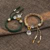 Men and Women Ethnic-style Hand-woven String Bracelet, Retro Color Cotton Thread Woven Bracelet