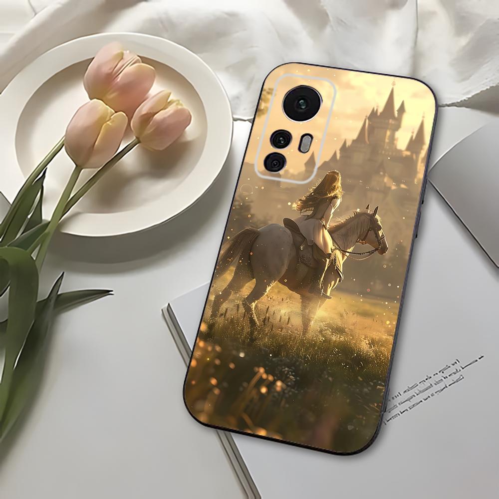 Reiten Handyhülle Für Xiaomi 11 Redmi Note 11 5G 8T 9A 9 10T Note8Pro Note9 12SUltra Schwarze Hülle