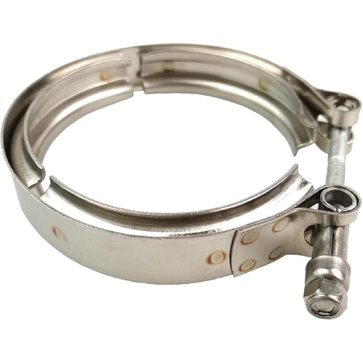 3 Inch V Band Clamp 304 Stainless Steel For Turbo Downpipes, 2 Pack