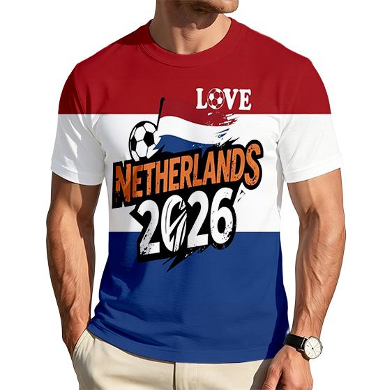 Men's Crew Neck Short Sleeve T-Shirt Norway 2026 Soccer Graphic Print Casual Fit Lightweight Tee for Everyday Wear