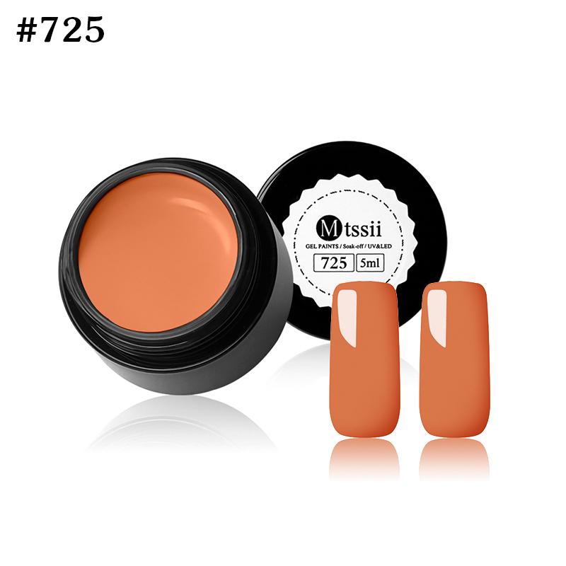 Mtssii 21 Colors Painting 5ML UV&Led Polish Paint Art Design Drawing Nail Gel Lacquer Decoration