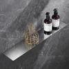 304 Stainless Steel Bathroom Wall-Mounted Shower Rack with Mirror Shelf