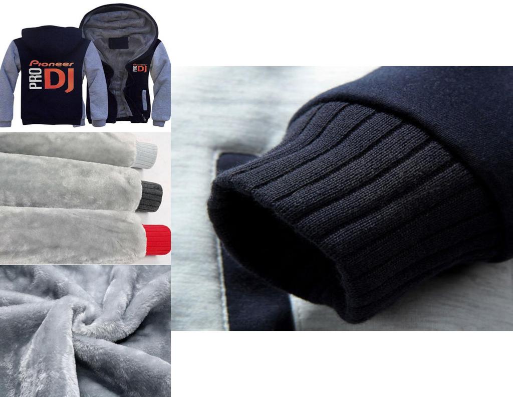 Luxurious Men Sweater Zipper Thicken Sweatshirt Hoodie Unisex Jacket Winter Coat For Cold Days