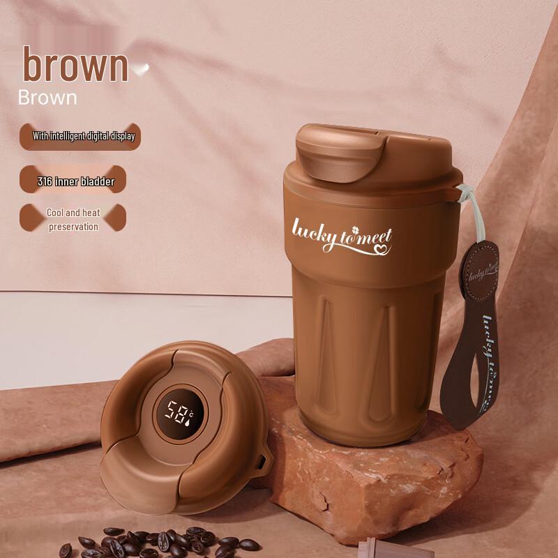 Smart Temperature Display Insulated Coffee Cup