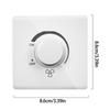 Type 86 Surfaces Mount Fan Controller Ceiling Fan Speed Control Stepless Adjustment Easy Installation for Hotel Home