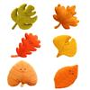 Green Plant Plush Doll Leaf Shaped Pillow Soft and Comfortable Cushion for Relaxation Whimsical and Fun Home Decoration