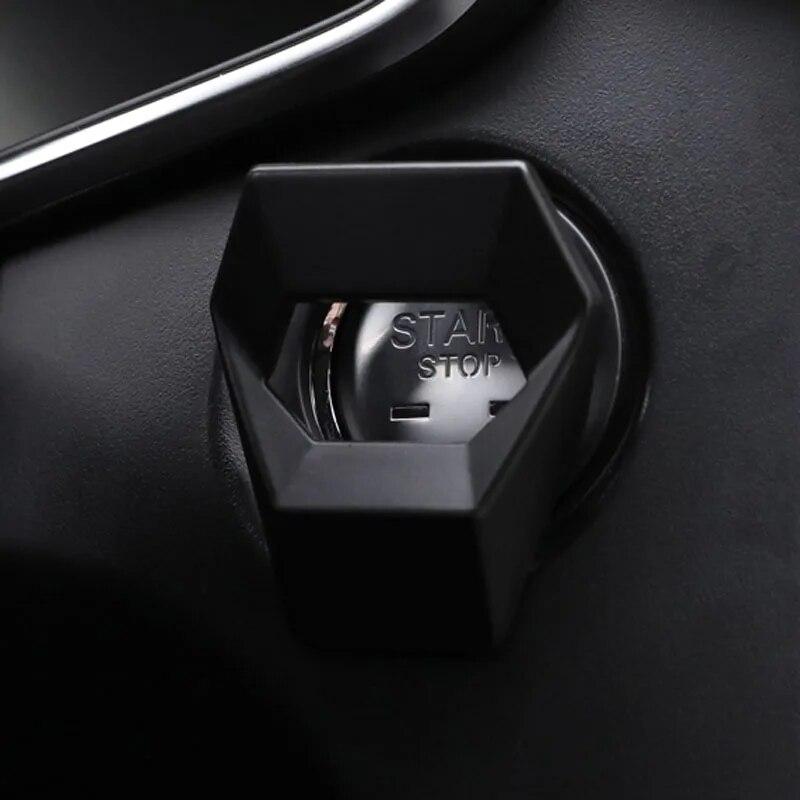 Auto aprindere motor pornire oprire buton inel cerc acoperire autocolant accesorii pentru BMW E90 F10 F30 F20 E39 E92 E46 X5 E70 X3 E83