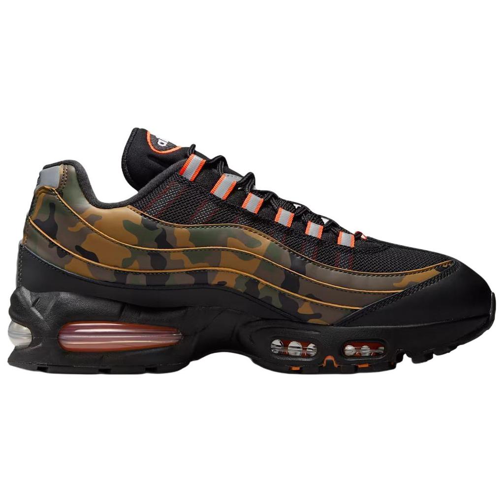 New Nike Air Max 95 Breathable Running Shoes Unisex Black Umber HQ1973-001