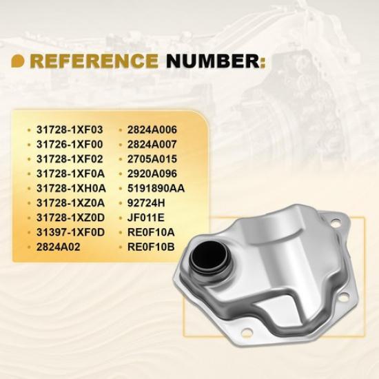 Automatic Transmission Filter Kit with 31728-1XF0A transmission filter with 2