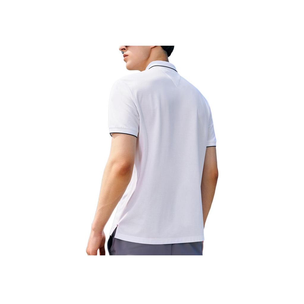 New FILA MODERN HERITAGE Polo Shirt Men's Standard White F51M421103A-WT