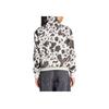 adidas Originals Satin Track Top Striped Loose Fit Zip-Up Stand Collar Long Sleeve Jacket Women Jacket Gray White KA2683