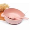 Kid Bowl Environmentally Protective Multifunctional Rugged Kid Dessert Bowl with Spoon for Toddler