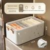 Foldable Fabric Clothes Storage Box with Steel Frame