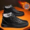 Men's Winter Boots Winter Non-slip and Velvet Thickened High-top Snow Boots Shoes To Keep Warm In Winter