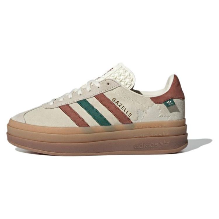 

adidas Gazelle Bold Кленовый лист Женские кроссовки Кремовый Кремово-белый Дикий сепия IG3685 38⅔