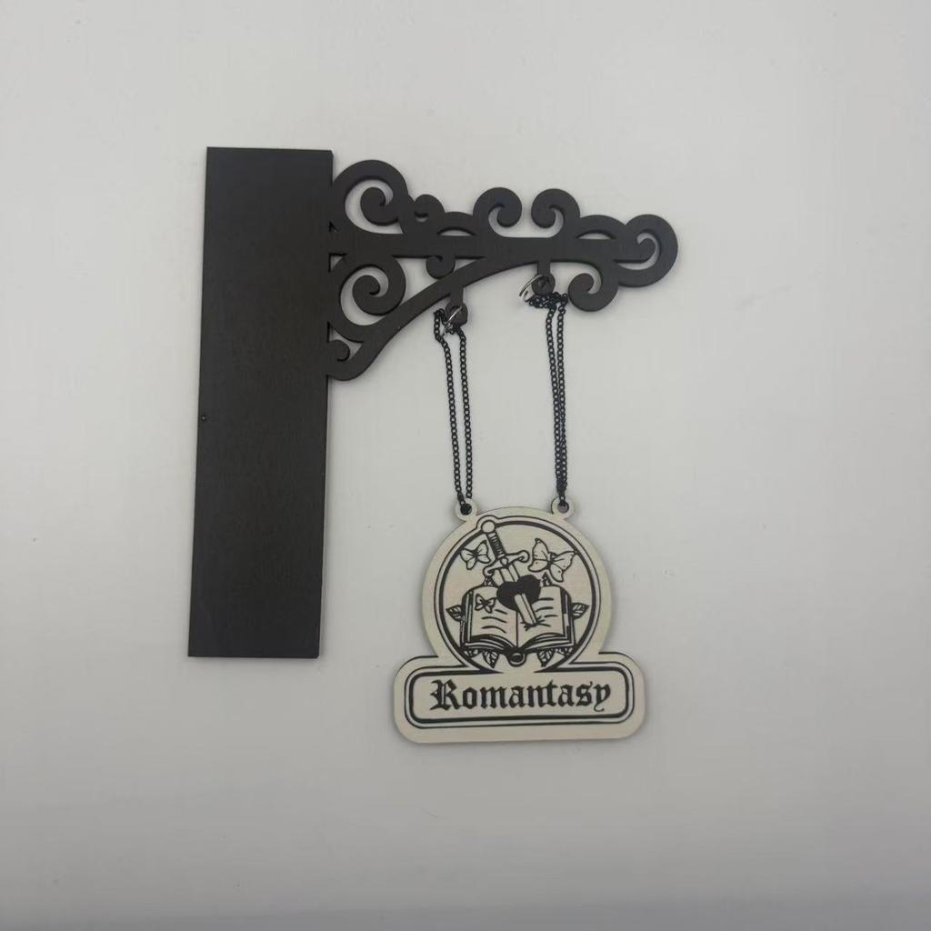 Book Decor, Literary Hangable Sign Readers, Creative Reading Accessories for Enthusiasts, Wall Art Decoration, Home Display