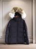 Parka da Donna con Cappuccio in Piuma d'oca Canadese Chelsea Whitehouse Modello 04 3804L