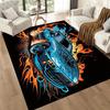 Neon Retro Car Night Drive Floor Mats for Living Room, Bedroom and Room Decoration Are Suitable for Gifts.