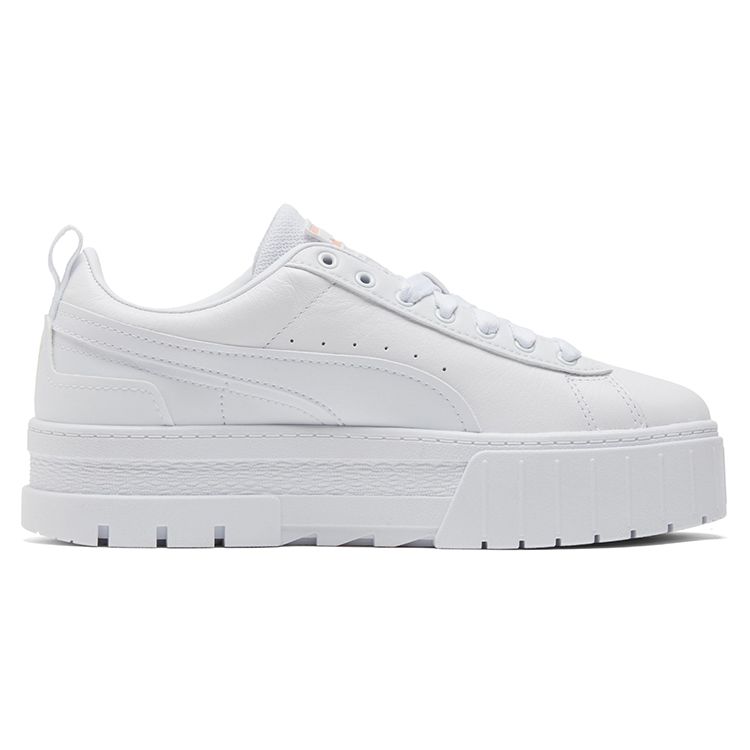 Puma Mayze Wear-Resistant Thick Sole Sports Sneakers Women Sneakers White 384851-01