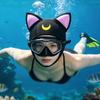 Cat Ears Scuba Diving Hood Cap Lovely Swim Hat for Kayak Water Sports
