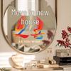 Joyful Home 2024: Rainbow Housewarming Window Stickers - Electrostatic Fu Character Decor