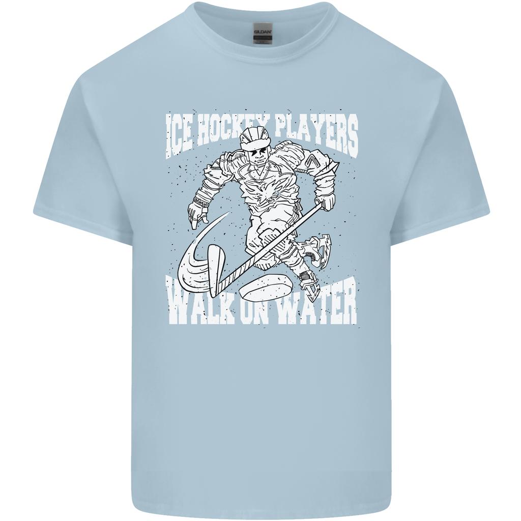 Ice Hockey Players Walk On Water Unisexs Light Cotton TShirt
