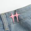 2 Paar Verstellbare Hosenbundschnallen Einziehbare Stiftclips für Jeans Hosen Röcke Taillenstraffer Druckknopf-Versteller Hosen