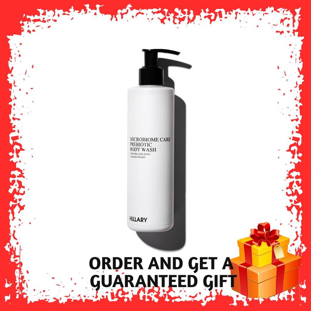 Hillary Microbiome Care Prebiotyczny żel do mycia ciała, 250 ml