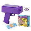 New And Peculiar Electric Money Spray Gun Money Gun Cartoon Money Spray Toy Banknote Gun Party Wedding Shooting Money