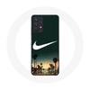 Maniacase Case for Samsung Galaxy A32 4G Nike Logo California Palms At Night Background